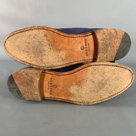 GRENSON Size 12 Scottie Navy Suede Tassel Moccasin Loafer main image 9